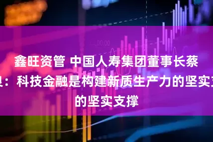 鑫旺资管 中国人寿集团董事长蔡希良：科技金融是构建新质生产力的坚实支撑